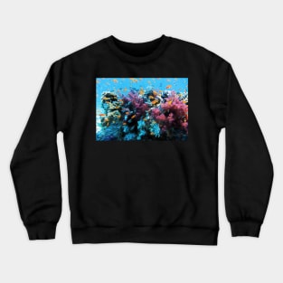 Colorful Fish in the Coral Crewneck Sweatshirt